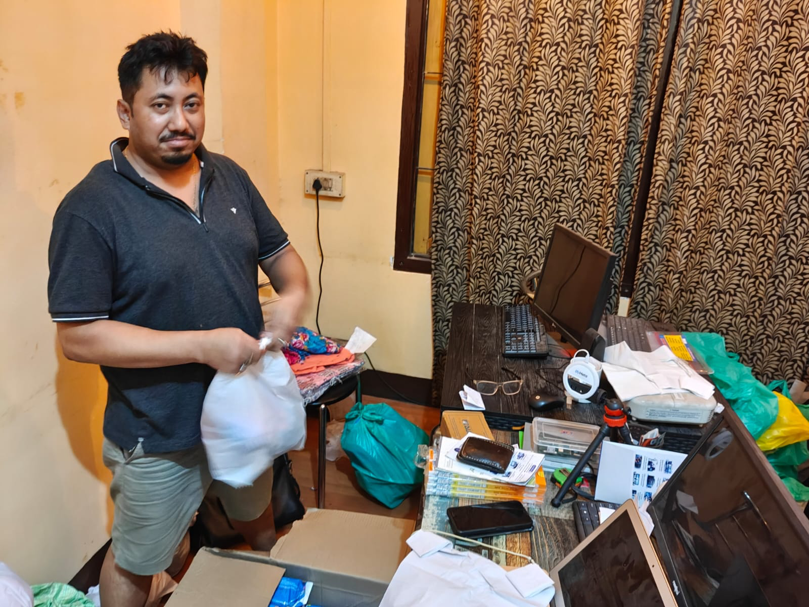 Team Member Working