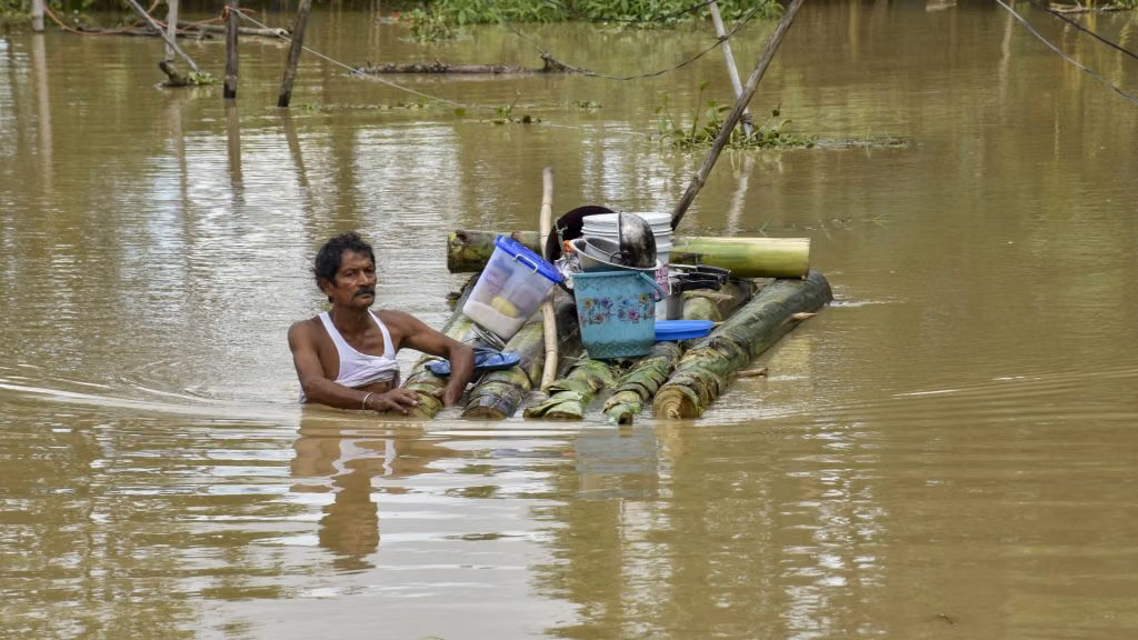 Flood situation in Assam